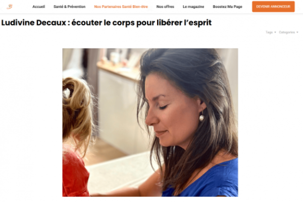 Article Santé bien être