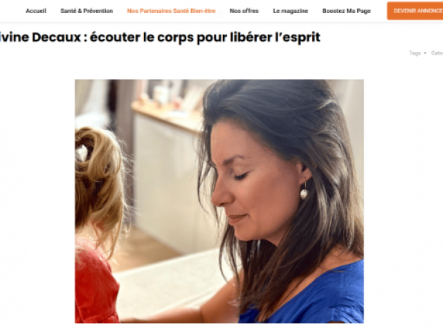 Article Santé bien être